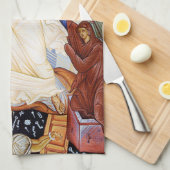 Linge De Cuisine Icône orthodoxe de l'Anastasis Résurrection (Quart Plié)
