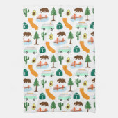 Linge De Cuisine Icônes de Californie (Vertical)