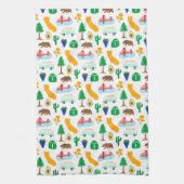 Linge De Cuisine Icônes de Californie (Vertical)