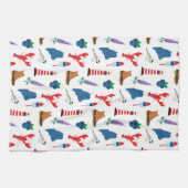 Linge De Cuisine Icônes du Maine (Horizontal)