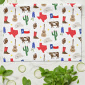 Linge De Cuisine Icônes du Texas (Plié)