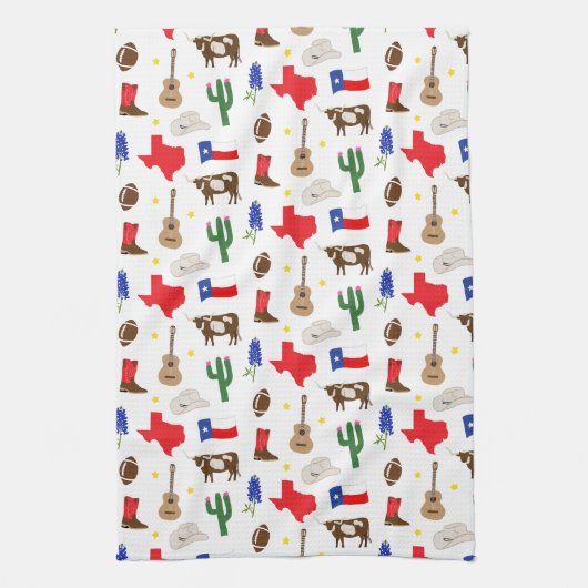 Linge De Cuisine Icônes du Texas (Vertical)