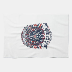 Linge De Cuisine Icônes et symboles du bouclier de liberté patrioti