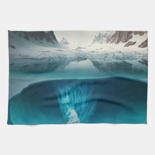 Linge De Cuisine Icy Mountain View