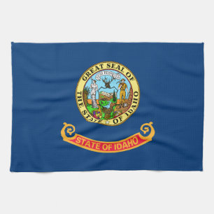 Linge De Cuisine Idaho State Flag