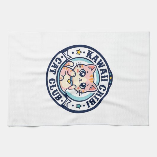 Linge De Cuisine Idée cadeau maman chat chibi kawaii - Kawaii Chibi (Horizontal)