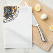 Linge De Cuisine Idée cadeau papa chat astronaute spatial - Astr (Quart Plié)