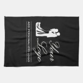 Linge De Cuisine Idée de mariage personnalisée avec photo (Horizontal)