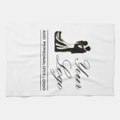 Linge De Cuisine Idée personnalisée de mariage sur mesure Ajoutez v (Horizontal)