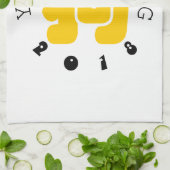 Linge De Cuisine Idéogramme de chien personnalisé Chinois Année Zod (Plié)