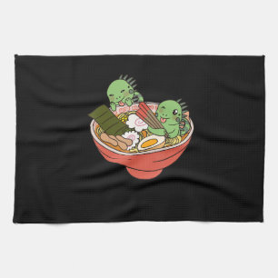 Linge De Cuisine Iguana Kawaii Ramen Funny Cadeau pour animaux dome