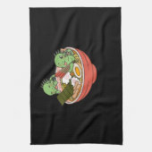 Linge De Cuisine Iguana Kawaii Ramen Funny Cadeau pour animaux dome (Vertical)