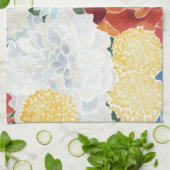 Linge De Cuisine III floral de minuit (Plié)