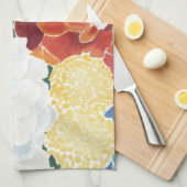 Linge De Cuisine III floral de minuit (Quart Plié)