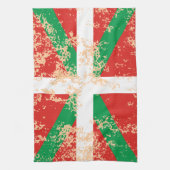 Linge De Cuisine Ikurriña usée (Vertical)