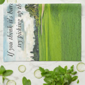 Linge De Cuisine il est difficile de rencontrer de nouvelles person (Plié)