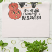 Linge De Cuisine Il n'est jamais trop tôt pour Halloween (Plié)