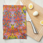 Linge De Cuisine Île orange 4 d'étoile (Quart Plié)