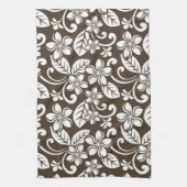 LINGE DE CUISINE ÎLE PLUMERIA (CAFÉ BROWN) (Vertical)