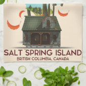 Linge De Cuisine Île Salt Spring Colombie-Britannique Canada (Plié)