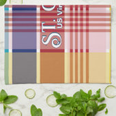 Linge De Cuisine Îles Vierges américaines Sainte-Croix USVI Madras (Plié)