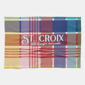 Linge De Cuisine Îles Vierges américaines Sainte-Croix USVI Madras (Horizontal)