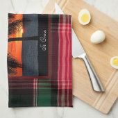 Linge De Cuisine Îles Vierges américaines Sainte-Croix USVI Sunset  (Quart Plié)