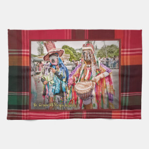 Linge De Cuisine Îles Vierges Masqueraders Sainte Croix USVI Madras