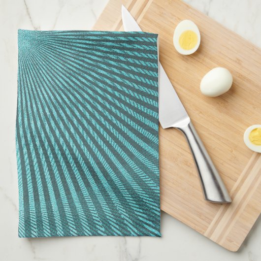 Linge De Cuisine Illusion de paon (Quart Plié)