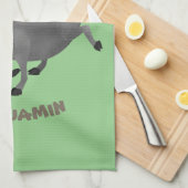 Linge De Cuisine Illustration amusante d'un cochon de phacochère af (Quart Plié)