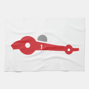 Linge De Cuisine Illustration Auto Racing imprimée sur les t-shirts