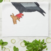Linge De Cuisine Illustration Bateleur Eagle (Plié)