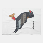 Linge De Cuisine Illustration Bateleur Eagle (Horizontal)