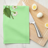 Linge De Cuisine Illustration botanique vintage, poivron chili (Quart Plié)