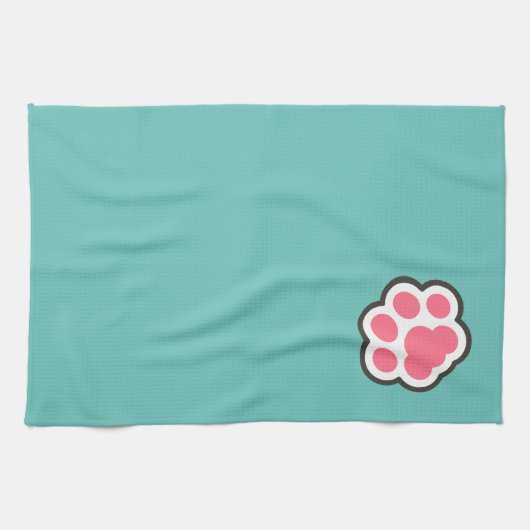 Linge De Cuisine Illustration Cute Kitty (Horizontal)