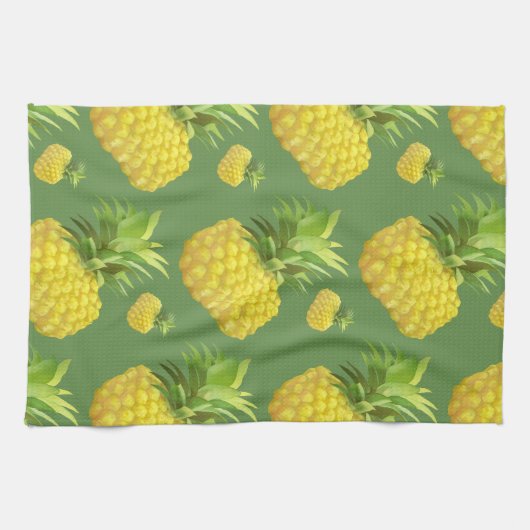 Linge De Cuisine Illustration d'ananas (Horizontal)