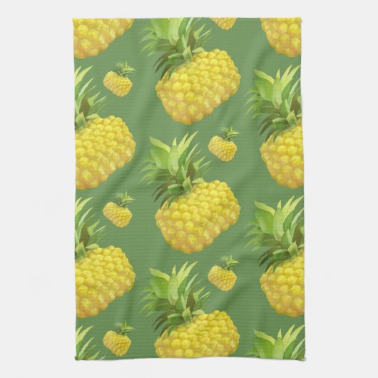 Linge De Cuisine Illustration d'ananas (Vertical)