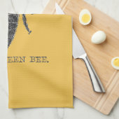 Linge De Cuisine Illustration d'antiquité de l'insecte de la reine  (Quart Plié)