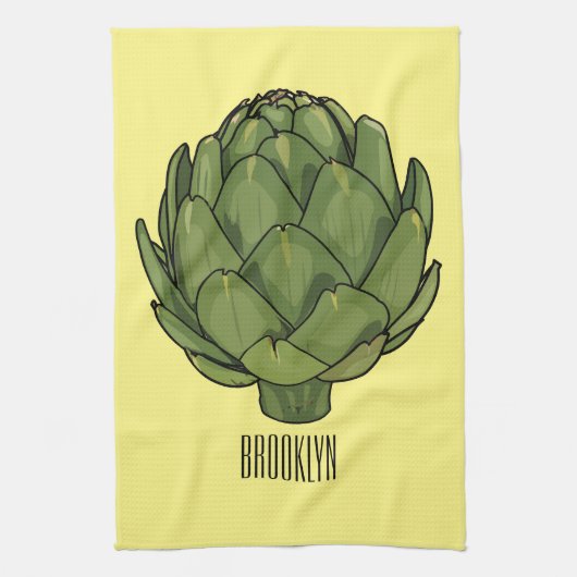 Linge De Cuisine Illustration d'artiste (Vertical)
