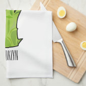 Linge De Cuisine Illustration de Broccoli (Quart Plié)
