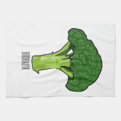 Linge De Cuisine Illustration de Broccoli (Horizontal)