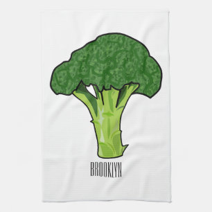Linge De Cuisine Illustration de Broccoli