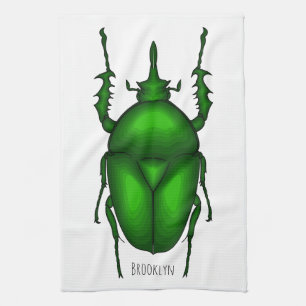 Linge De Cuisine Illustration de bug Mecynorhina torquata