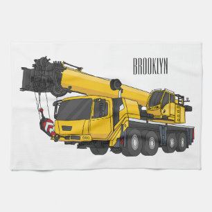 Linge De Cuisine Illustration de camion de grue