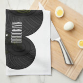 Linge De Cuisine Illustration de camion monstre (Quart Plié)