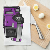 Linge De Cuisine Illustration de camion semi-remorque (Quart Plié)