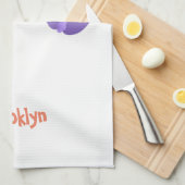 Linge De Cuisine Illustration de caricature de macarons marrant mig (Quart Plié)