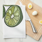Linge De Cuisine Illustration de chaux Kaffir (Quart Plié)