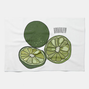 Linge De Cuisine Illustration de chaux Kaffir