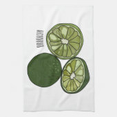 Linge De Cuisine Illustration de chaux Kaffir (Vertical)
